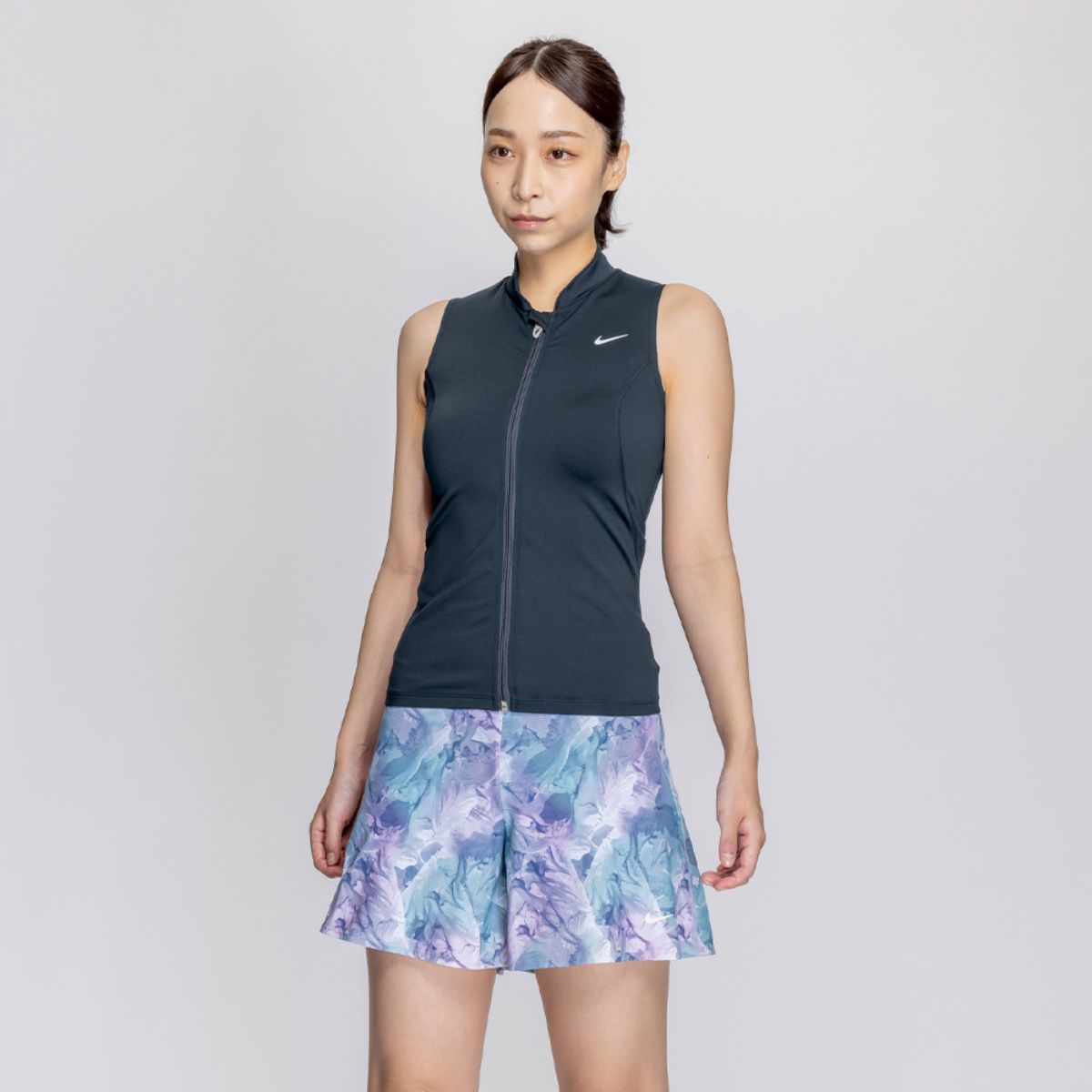 ナイキ SP25 ジップ付き袖なしゆったりシルエット総柄2in1パンツセパレーツ／ナイキ（NIKE）