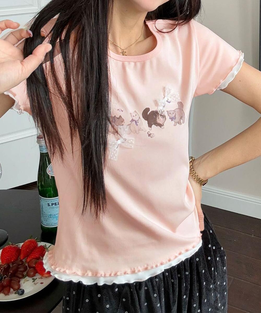 楽天市場】ひょっこりネコT／アノネネ（a.no.ne.ne.） : 丸井（マルイ