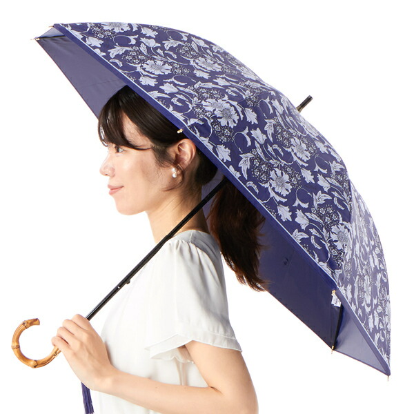【MACKINTOSH LONDON】花柄プリント晴雨兼用傘（長傘）／マッキントッシュ ロンドン（MACKINTOSH LONDON）