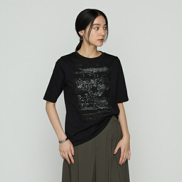 〔 +サイズ 〕 プレーティング天竺 星柄Tシャツ/ギャバジン K.T(Gabardine K.T)|丸井(マルイ)店