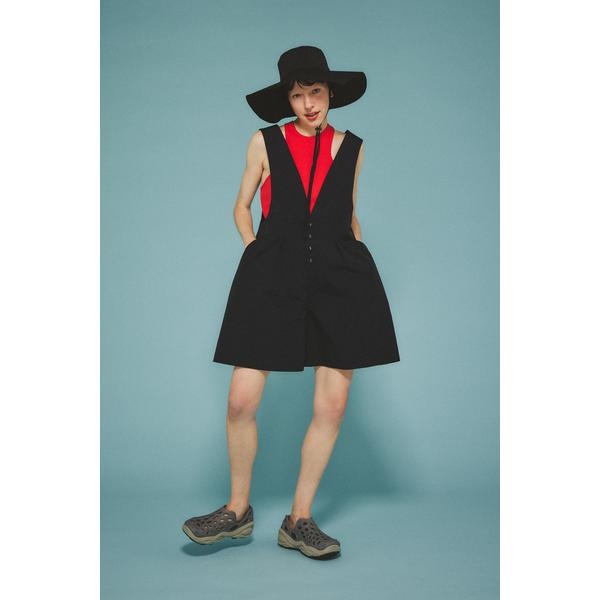 Short overalls／ヘリンドットサイ（HeRIN.CYE） ワンピース-レディースファッション