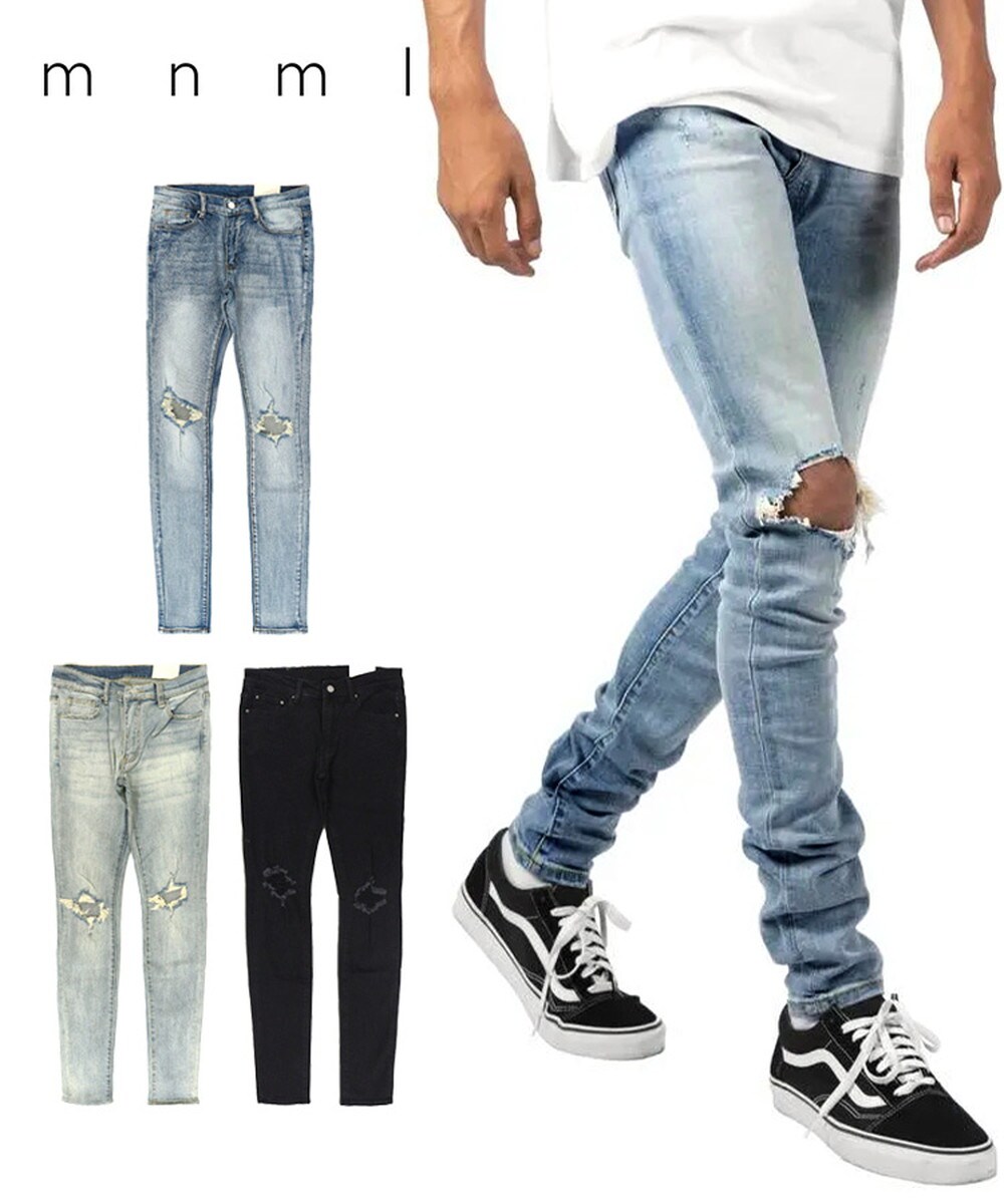 【mnml】X1 STRETCH DENIM [I]／スタイライズ（STYLISE）