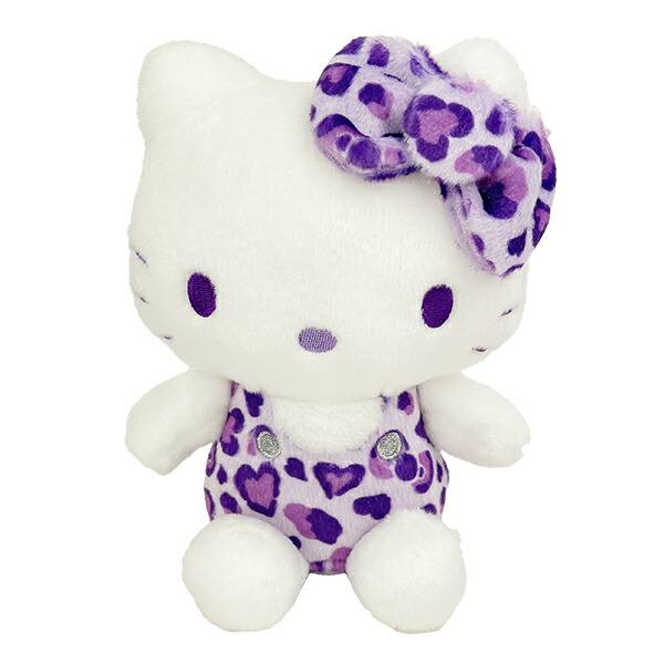 楽天市場】ハローキティ お座りぬいぐるみ ブラック ブラウン ヒョウ柄