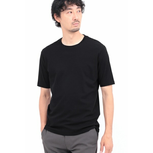 HIGH STREET∴ハイツイストスムースクルーネック半袖カットソー／ハイストリート（HIGH STREET）