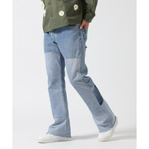 READYMADE×DENIMTEARS スウェット フレアパンツ 22AW READYMADE×DENIMTEARS レディメイド デニムティアーズ