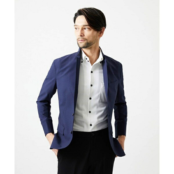 メッシュ調コンバーチブルジャケット／ミッシェルクランオム（MICHEL KLEIN HOMME）