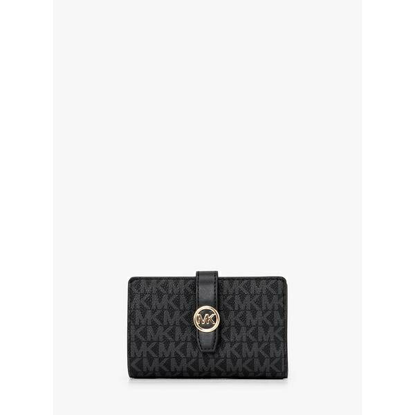 GREENWICH ジップアラウンド タブ ウォレット ミディアム - MKシグネチャー／マイケル・コース（Michael Kors）｜丸井（マルイ）店