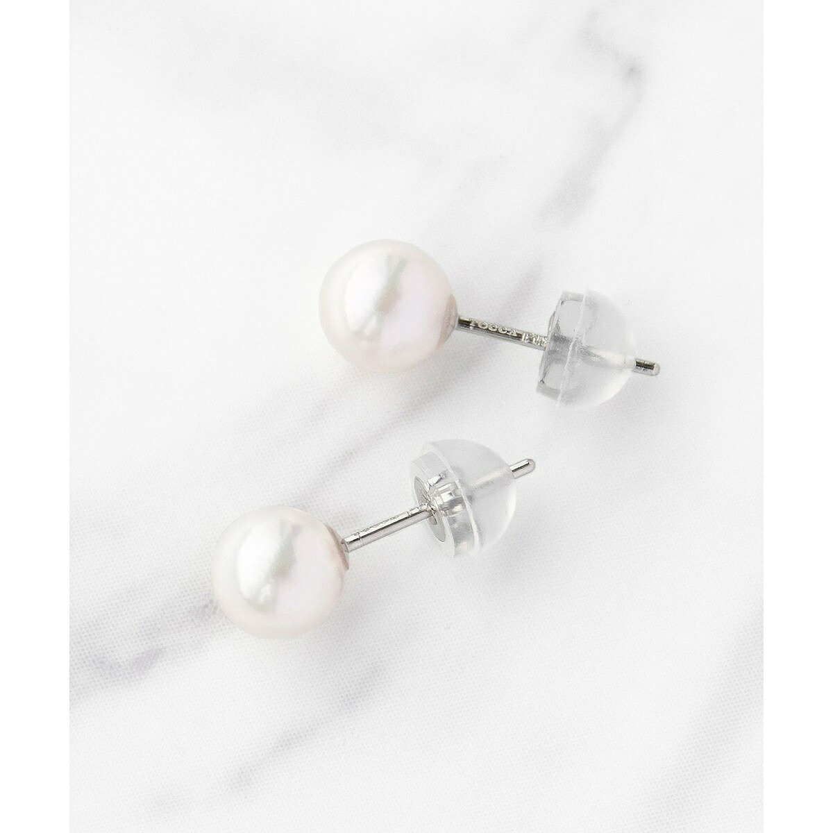 【WEB限定】PRECIOUS PEARL PIERCED EARRINGS プラチナ アコヤパール／トッカ（TOCCA）