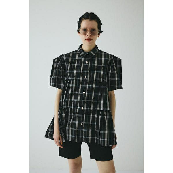 Side gather Aline blouse／ヘリンドットサイ（HeRIN.CYE）