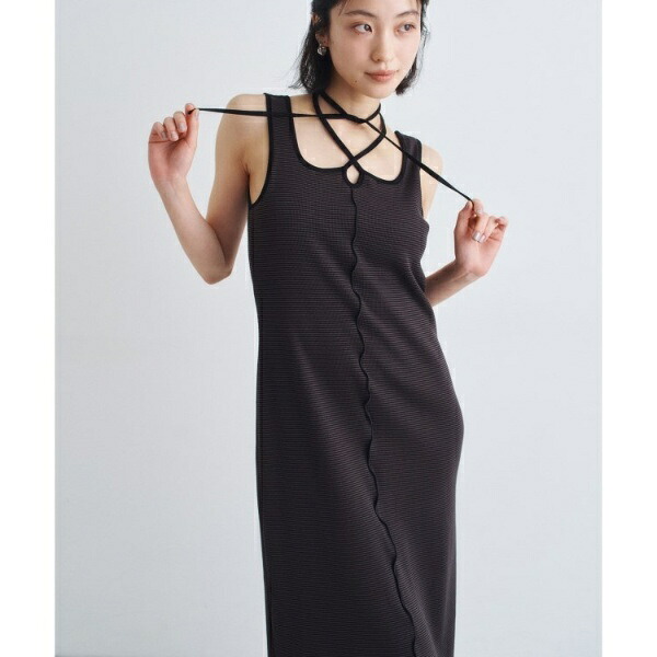 【Cup-in】chic border jersey dress/コードエー(CODE A)|丸井(マルイ)店