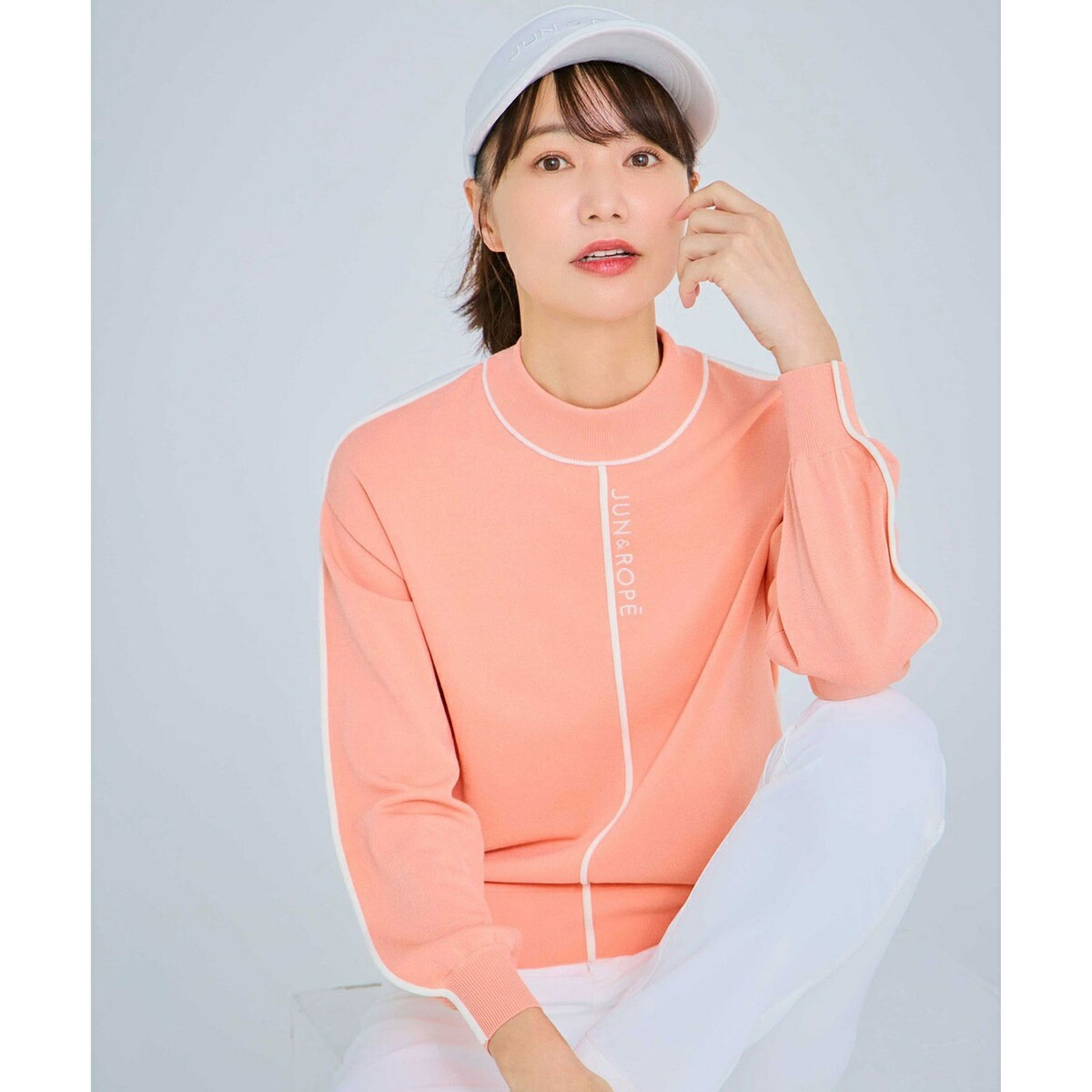 楽天市場】ロゴ使いパフスリーブ長袖プルオーバー／ジュン＆ロぺ