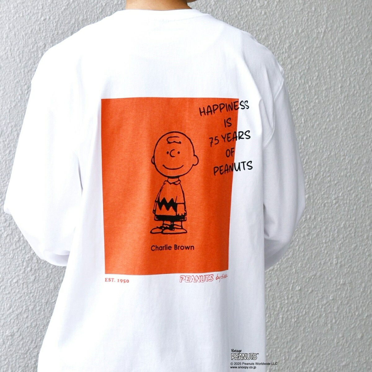 SHIPS any: SNOOPY コラボ 75th グラフィック プリント Tシャツ(ロンT)◇／シップス エニィ（SHIPS any）