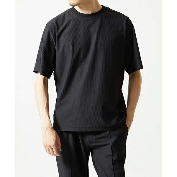 【セットアップ】SUPERGAコラボクルーネックカットソー／ミッシェルクランオム（MICHEL KLEIN HOMME）