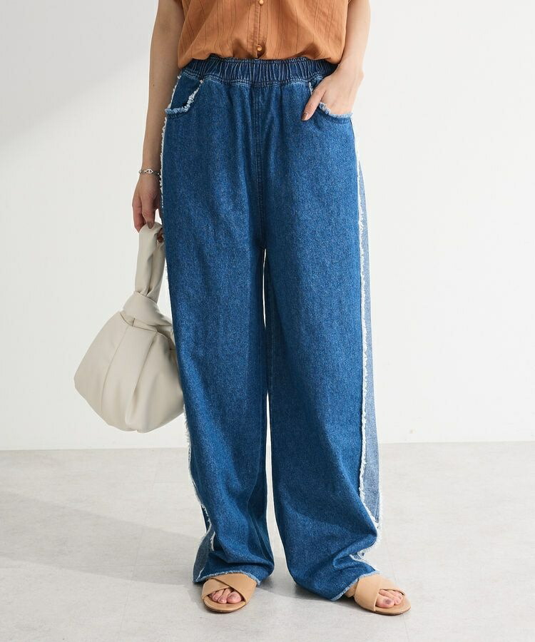 楽天市場】【DSC】パール刺繍デニムパンツ／ダブルスタンダード