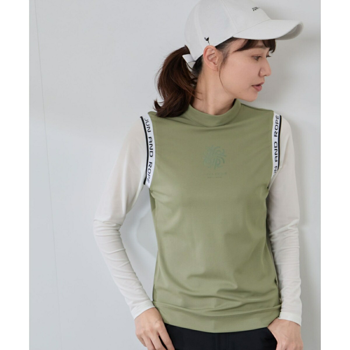 楽天市場】ロゴ使いパフスリーブ長袖プルオーバー／ジュン＆ロぺ