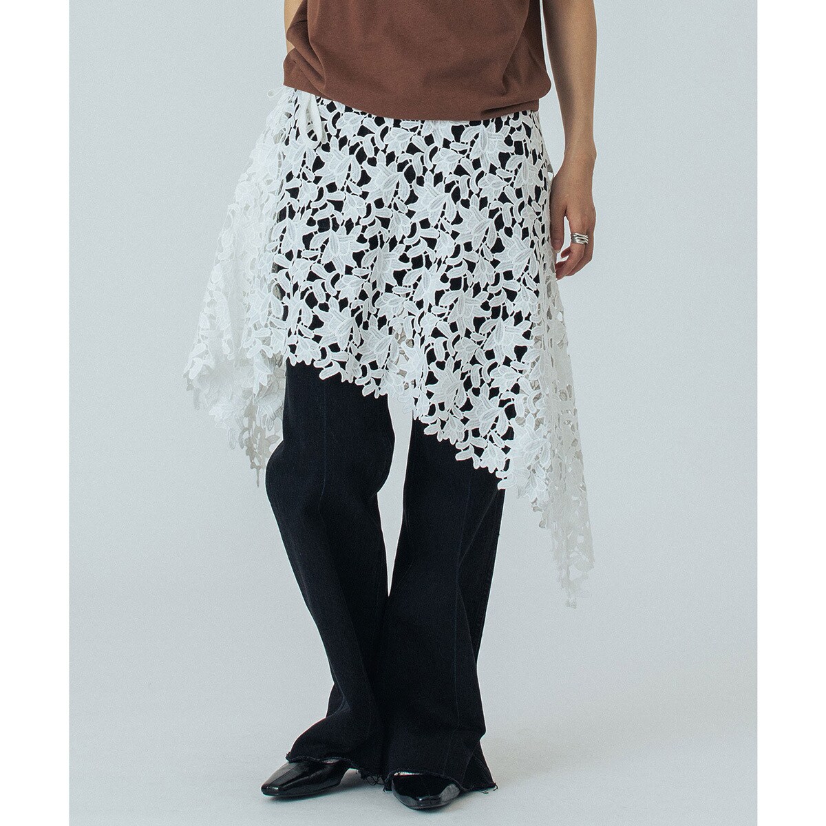 LACE WRAP SKIRT／ローズバッド（ROSE BUD）