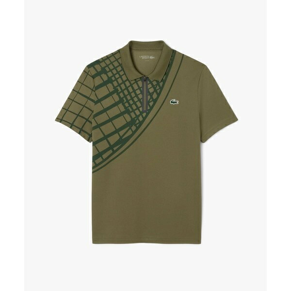 アシンメトリーラケットグラフィックウルトラドライポロシャツ／ラコステ（LACOSTE） 8,026円