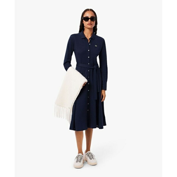 鹿の子地ポロカラーシャツドレス／ラコステ（LACOSTE）｜丸井（マルイ）店