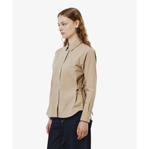 リボンディテール ストレッチロングスリーブシャツ／ラコステ（LACOSTE）