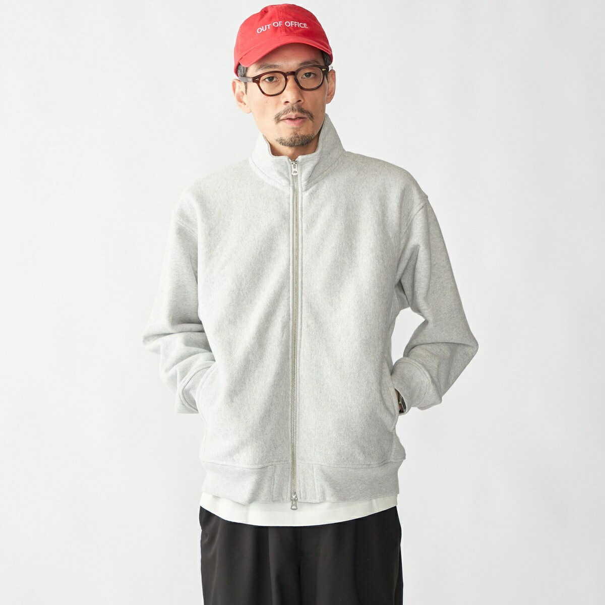 【SHIPS別注】Champion: リバースウィーブ ドライバーズ ジップ カーディガン／シップス（SHIPS）