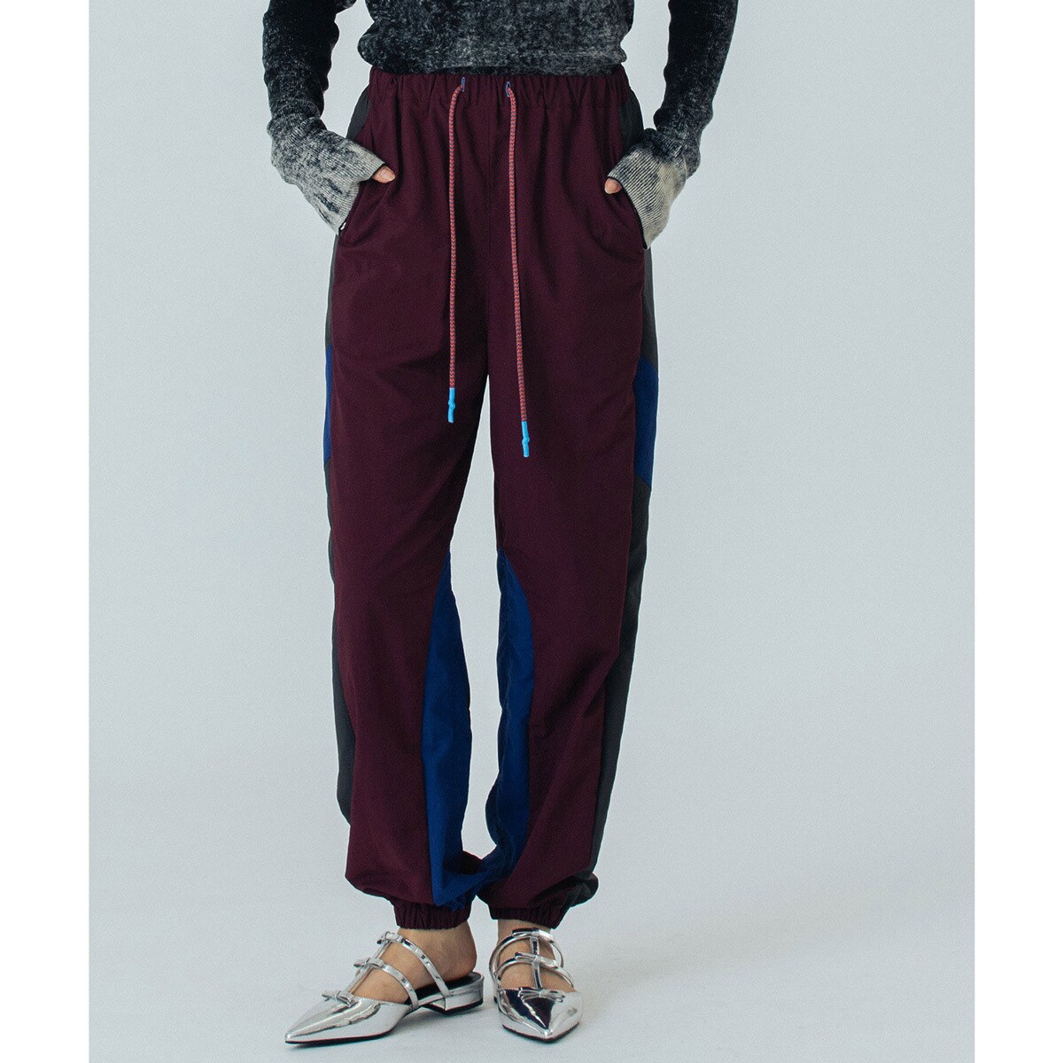 mici/MIX COLOR DRAWSTRING PANT／ローズバッド（ROSE BUD）