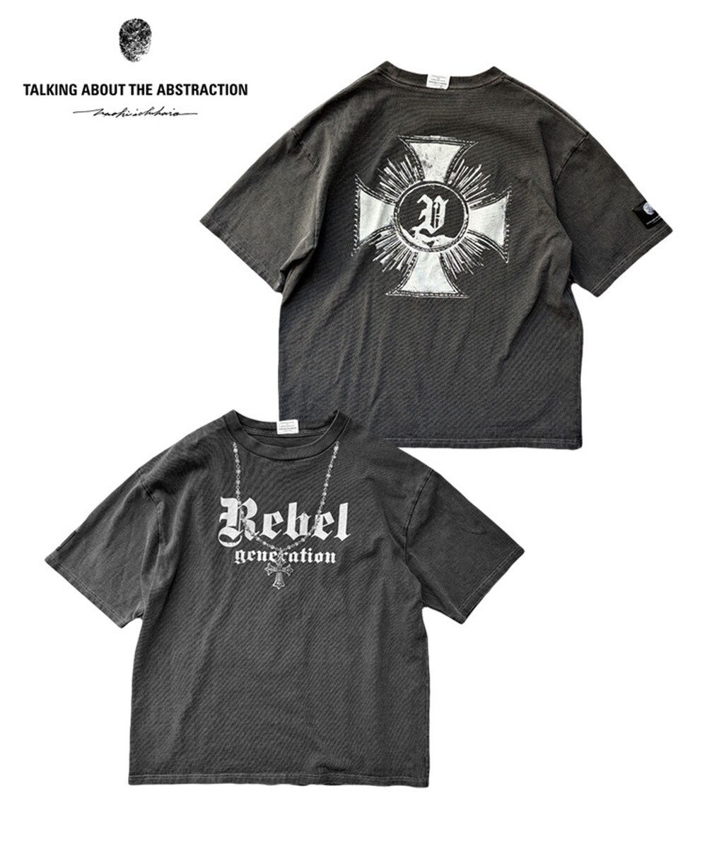 【TALKING ABOUT THE ABSTRACTION】CROSS NECKLACE TEE／スタイライズ（STYLISE）