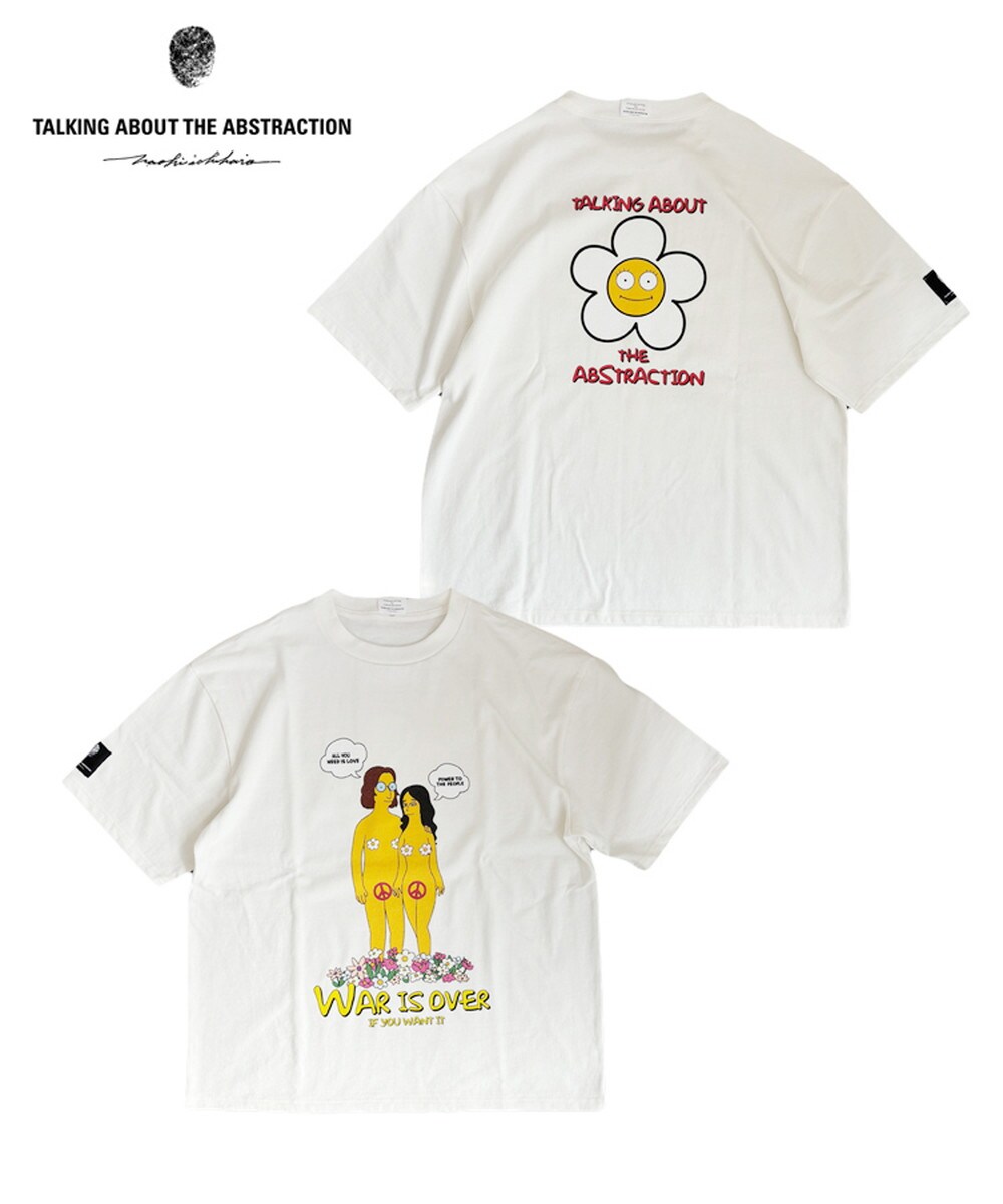 【TALKING ABOUT THE ABSTRACTION】WAR IS OVER TEE／スタイライズ（STYLISE） トップス-Tシャツ・カットソー-メンズファッション