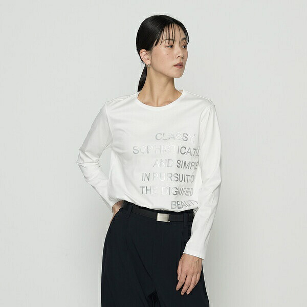〔 TALLサイズ 〕 スーピマバイオシルスムース パーパスTシャツ／コムサ（COMME CA）