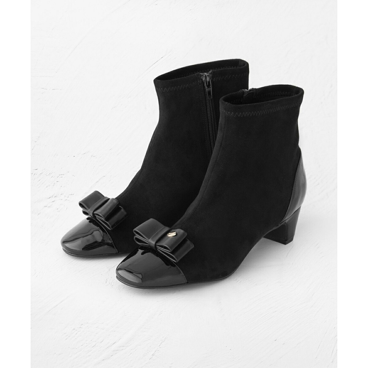 NOBLE RIBBON SHORT STRECHBOOTS ブーツ／トッカ（TOCCA）