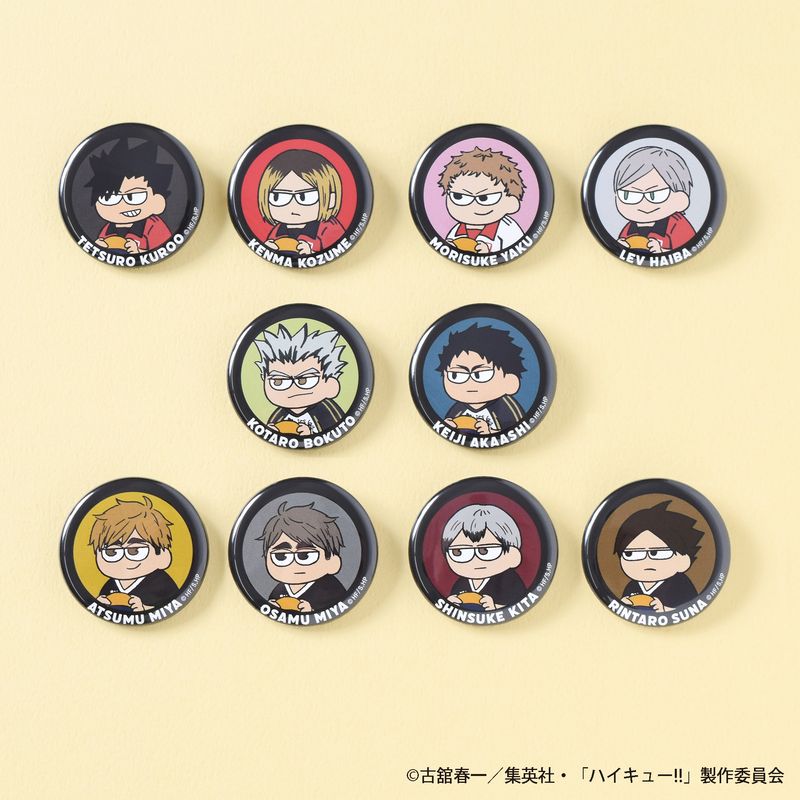 楽天市場】ハイキュー!! 思い出シャイニー缶バッジ 7種セット