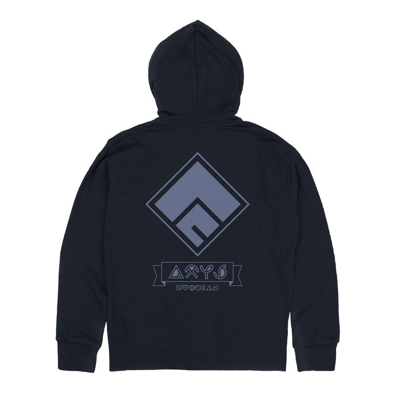 この晴れ晴れしい社会に仕合わせを!3_L大いさ_アクシズ教 ジップパーカー Ver.2.0/BLACK／colleize（colleize） 日用品雑貨・文房具・手芸-その他