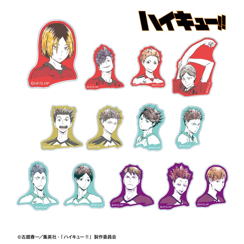 ハイキュー!!_トレーディング Ani-Art 第1弾 アクリルステッカー ver.B(単位/BOX／colleize（colleize）