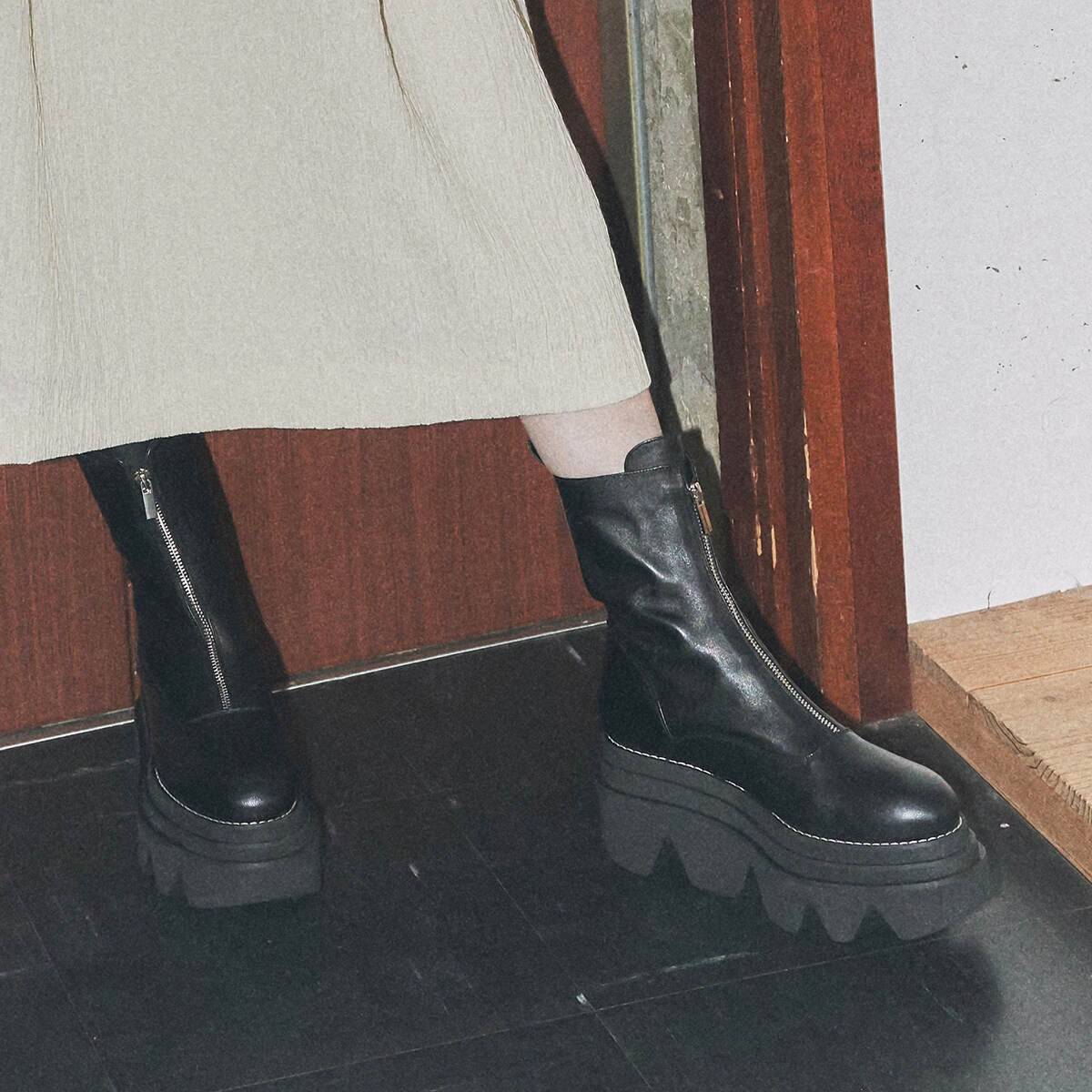 楽天市場】25秋冬新作◇PARADIS COULEUR◇3.5cmヒール◇オブリークトウ