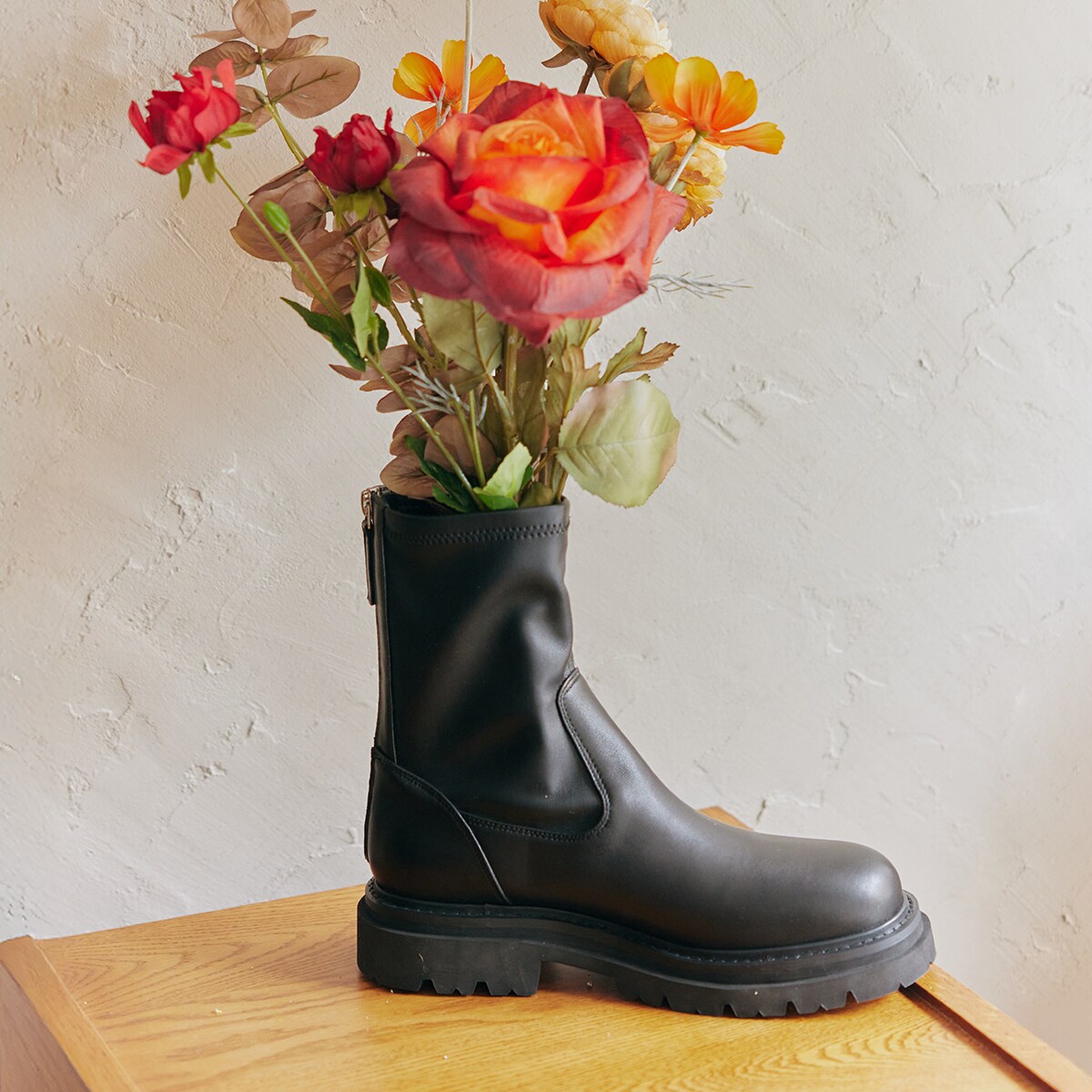 パラディクルール（PARADIS COULEUR）/25秋冬新作◆PARADIS COULEUR4．5cmヒールスクエアトウバックジップストレッチブーツ 楽天市場】25秋冬新作◇PARADIS COULEUR4.5cmヒールスクエアトウバック