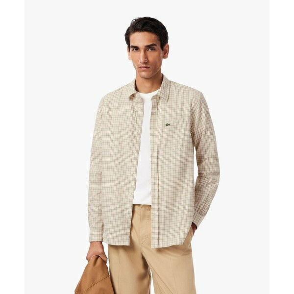 オーガニックコットンフランネルチェックシャツ/ラコステ(LACOSTE)|丸井(マルイ)店