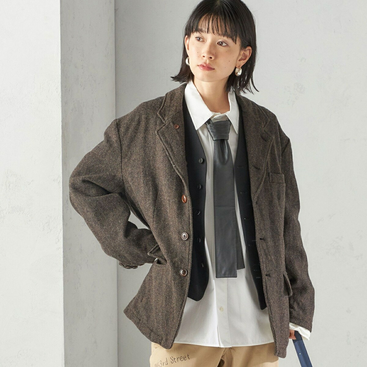 【SHIPS別注】Jane smith:ブリティッシュ ウール ジャケット／シップス（SHIPS）