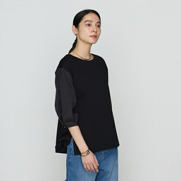 〔 +サイズ 〕 80／-ポンチ ドッキングプルオーバー／ギャバジン K.T（Gabardine K.T）