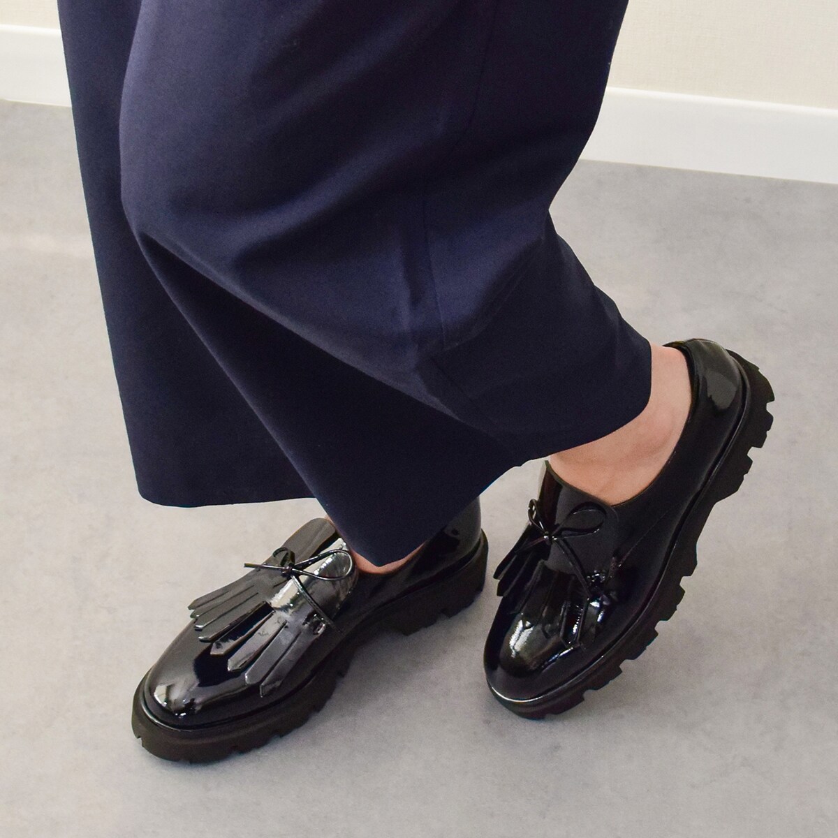 INTER-CHAUSSURES◆3.7cmヒール◆ライトタンクソールキルトシューズ／インターショシュール（INTER-CHAUSSURES） 16,863円
