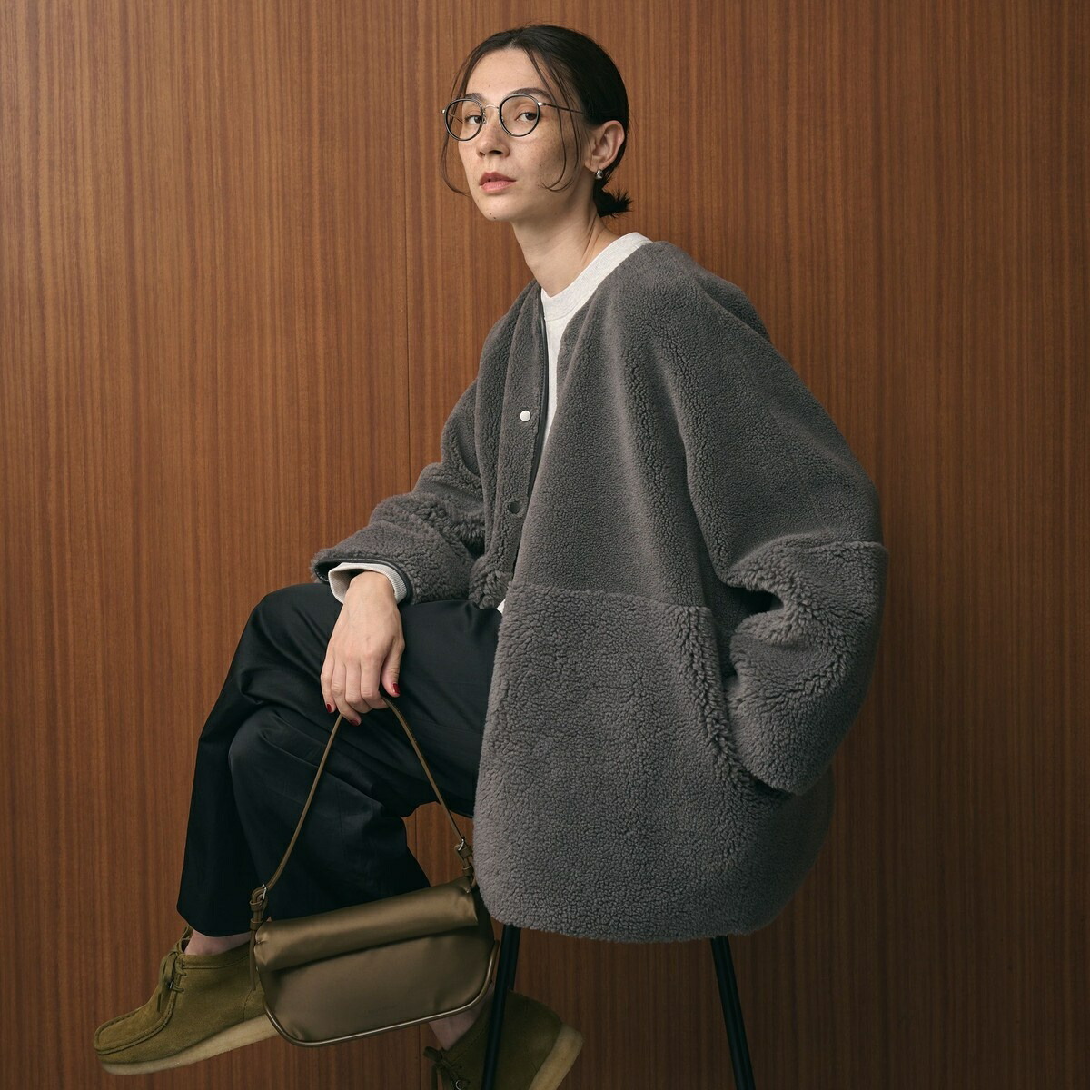 【WEB限定】ボア×フェイクムートン リバーシブルジャケット ／ビューティー＆ユース ユナイテッドアローズ（BEAUTY＆YOUTH） 15,048円