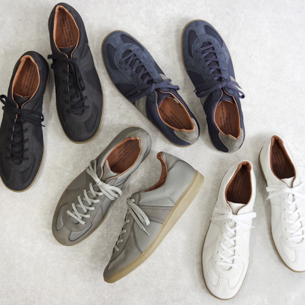 リプロダクションオブファウンド / ジャーマントレーナー 1700LMT リモンタナイロン×レザー／シュークローゼットセレクト（SHOE CLOSET SELECT）