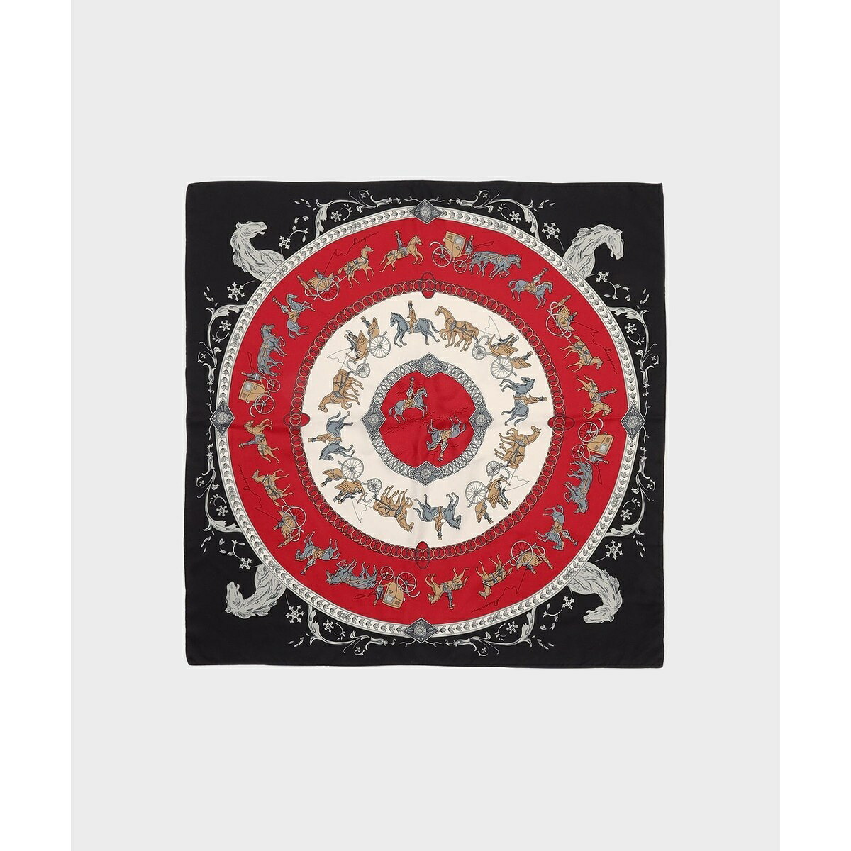 ホースプリントスカーフ／グレースコンチネンタル（GRACE CONTINENTAL）