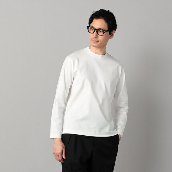 シルキーポンチ長袖ジャケTシャツ／コムサ・メン（COMME CA MEN）
