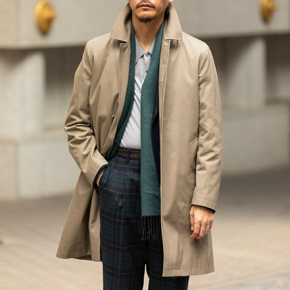 SHIPS: VENTILE(R) コットン ステンカラー コート／シップス（SHIPS）