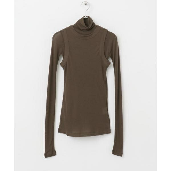 le　WOOL LAYERD TURTLE-NECK TOP／アーバンリサーチ ロッソ（URBAN RESEARCH ROSSO）