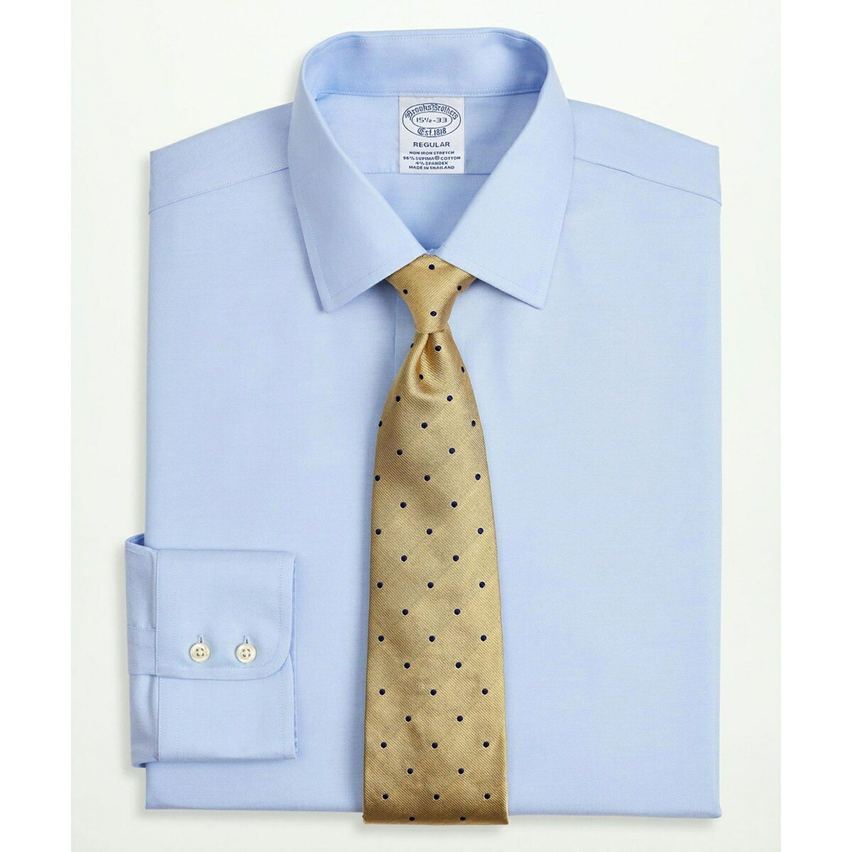 スーピマコットンストレッチ フレンチプラケット お召しものプルオーバー Regular Fit 儀式用／ブルックスブラザーズ（Brooks Brothers）
