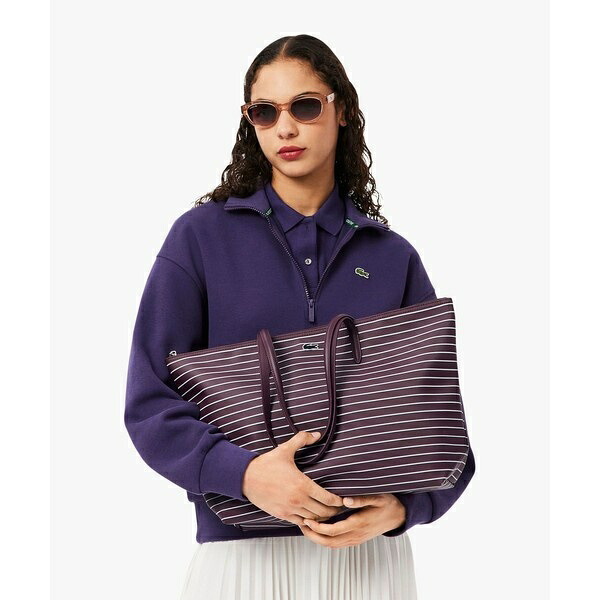【EC only】L.12.12コンセプトシーズナル ラージサイズボーダートートバッグ／ラコステ（LACOSTE） 8,672円