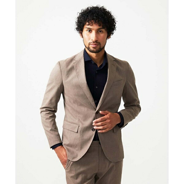 【セットアップ】ピンヘッドテーラードジャケット／ミッシェルクランオム（MICHEL KLEIN HOMME）