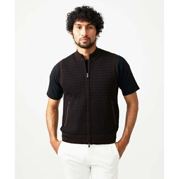 【セットアップ】ニットベスト／ミッシェルクランオム（MICHEL KLEIN HOMME）