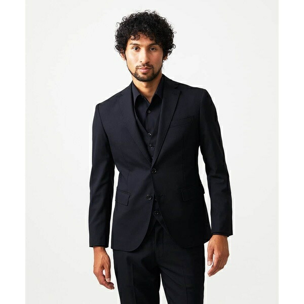 【セットアップ】小紋柄テーラードジャケット／ミッシェルクランオム（MICHEL KLEIN HOMME）