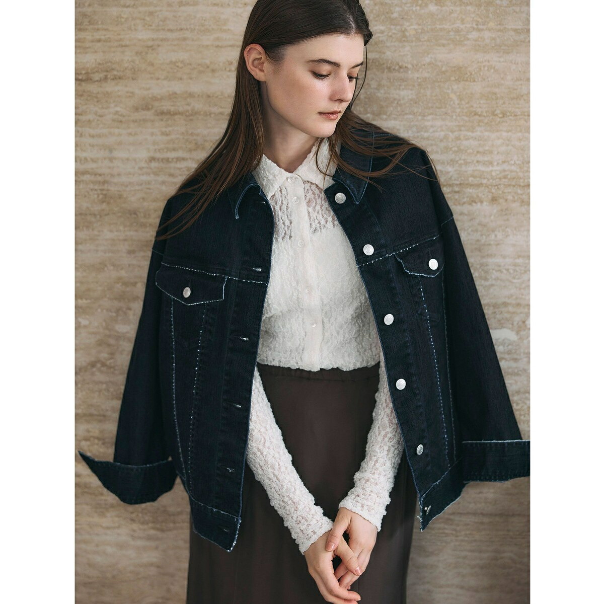 FLOCK on DENIMジャケット≪手洗い可能≫／ドロワットロートレアモン（Droite lautreamont）｜丸井（マルイ）店